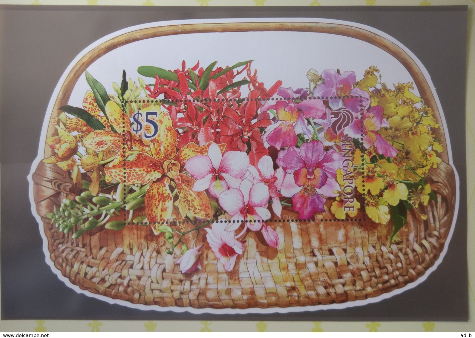 Singapore 2011. 20th World Orchid Conference (WOC). Miniature Sheet In Souvenir Folder. MNH - Orchidee