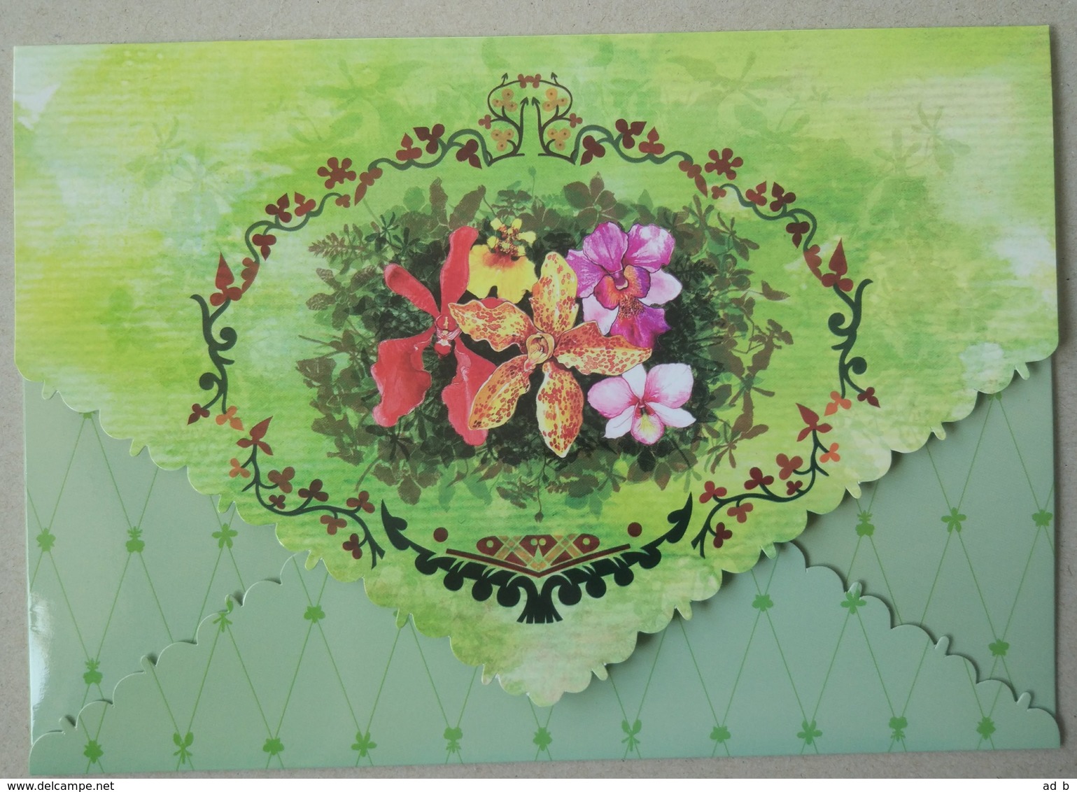 Singapore 2011. 20th World Orchid Conference (WOC). Miniature Sheet In Souvenir Folder. MNH - Orchidee