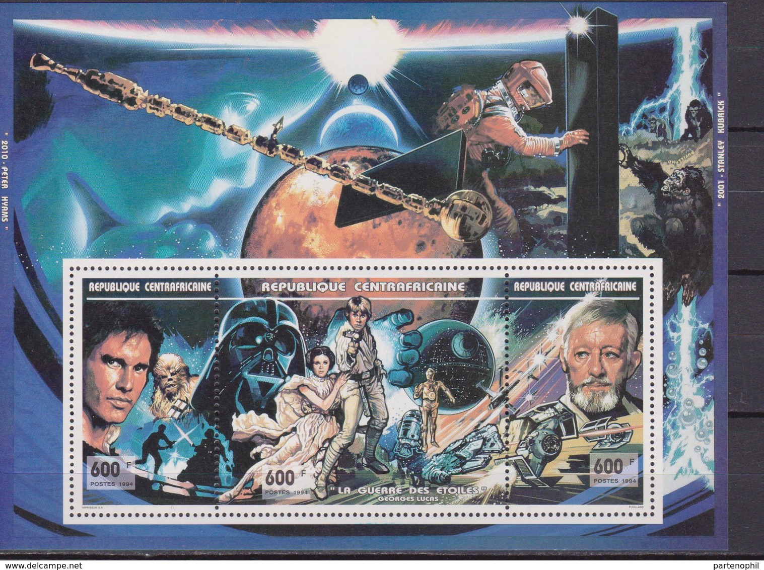 Rep. Centrafricaine  Star Trek Sheet MNH - Cinema