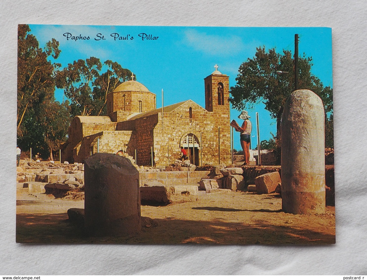 Cyprus Paphos St. Paul Pillar      A 196 - Cipro