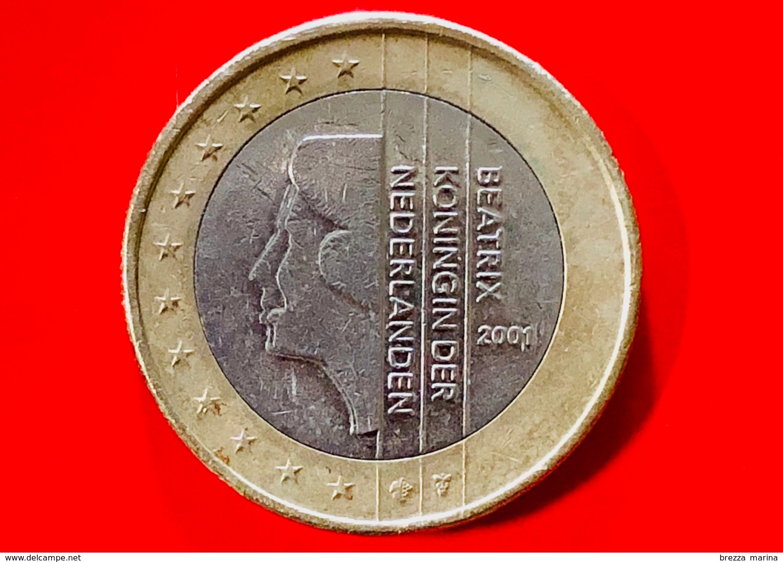 PAESI BASSI - 2001 - Moneta - Effigie Della Regina Beatrice - “Beatrix Koningin Der Nederlanden" - Euro - 1.00 - Netherlands