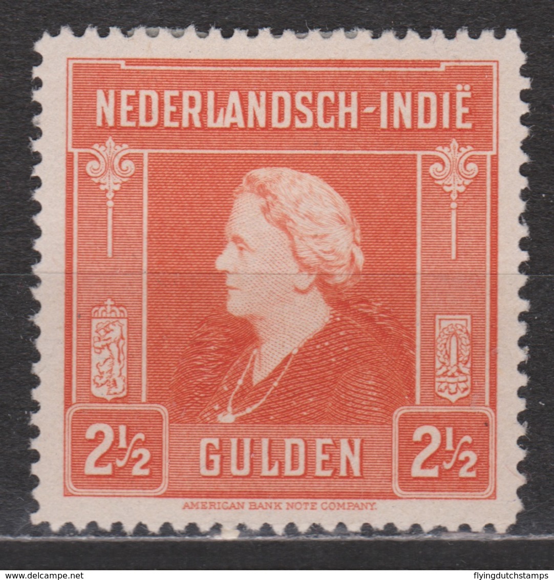 Nederlands Indie 316 MLH ; Koningin, Queen, Reine, Reina Wilhelmina 1945 NETHERLANDS INDIES PER PIECE - Nederlands-Indië