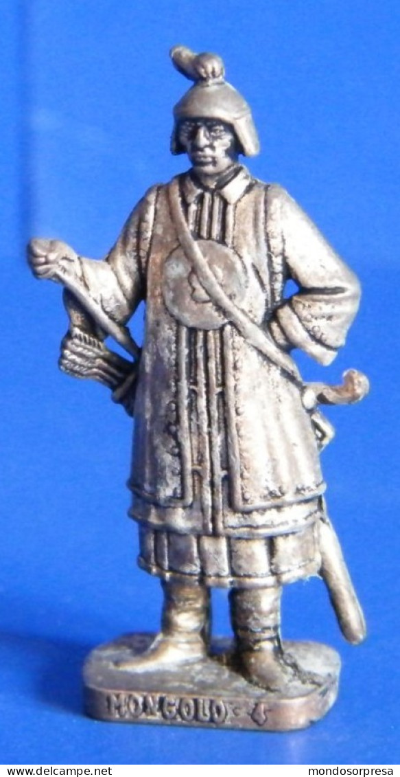 (SLDN°84) KINDER FERRERO, SOLDATINI IN METALLO MONGOLI 1600 RP 1482 N° 4 - Figurine In Metallo