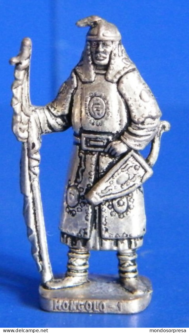 (SLDN°87) KINDER FERRERO, SOLDATINI IN METALLO MONGOLI 1600 RP 1482 N° 1 - Figurine In Metallo