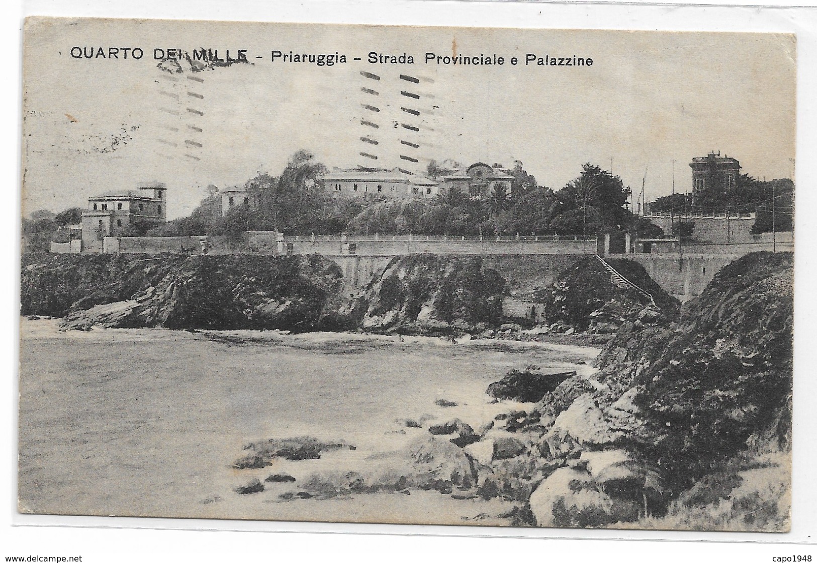 CARD QUARTO DI MILLE -PRIARUGGIA STRADA PROVINCIALE (GENOVA)-FP-V -2-   0882-29055 - Genova