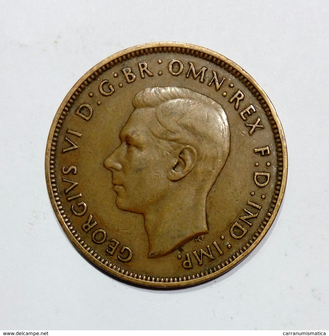 GREAT BRITAIN / GRAN BRETAGNA - One Penny ( 1937 ) GEORGE VI - D. 1 Penny