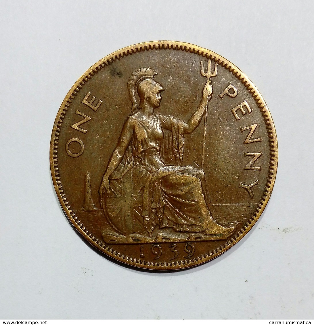 GREAT BRITAIN / GRAN BRETAGNA - One Penny ( 1939 ) GEORGE VI - D. 1 Penny