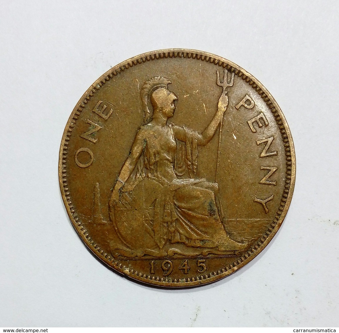GREAT BRITAIN / GRAN BRETAGNA - One Penny ( 1945 ) GEORGE VI - D. 1 Penny