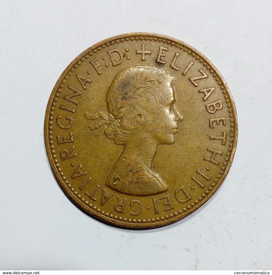 GREAT BRITAIN / GRAN BRETAGNA - One Penny ( 1961 ) Elizabeth II - D. 1 Penny