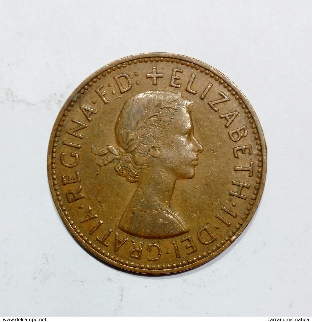 GREAT BRITAIN / GRAN BRETAGNA - One Penny ( 1963 ) Elizabeth II - D. 1 Penny