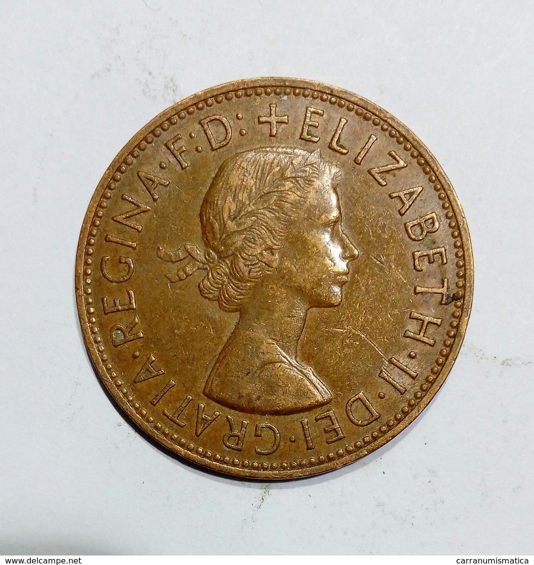 GREAT BRITAIN / GRAN BRETAGNA - One Penny ( 1964 ) Elizabeth II - D. 1 Penny