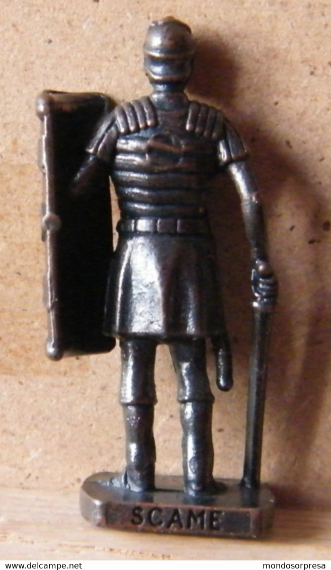 (SLDN°101) KINDER FERRERO, SOLDATINI IN METALLO ROMANI 100/300 N° 4 SCAME BRUNITO - Figurine In Metallo