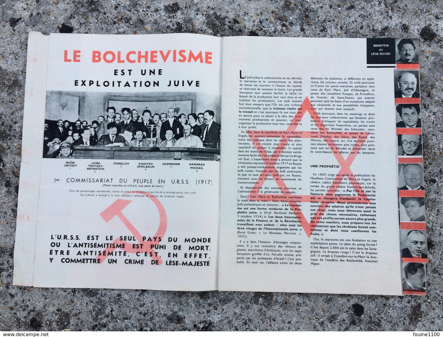 LE PARADIS DES SOVIETS Atrocité Propagande Anti Bolchevique Russe Communiste Cannibalisme Cadavre Juif Massacre - Politiek