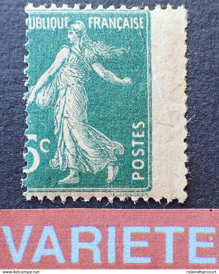 R1615/154 - 1907 - TYPE SEMEUSE - N°137 IIA NEUF* - VARIETE ➤➤➤ Piquage à Cheval - Neufs