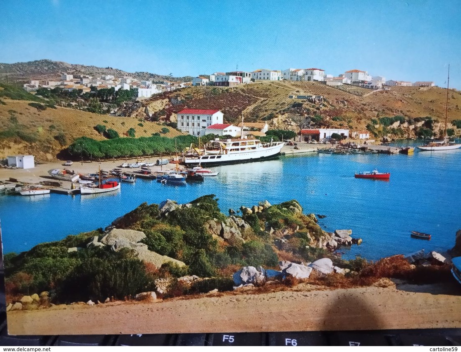 SANTA TERESA GALLURA PORTO NAVE SHIP   VB1972 X ESTERO  HD10294 - Altri & Non Classificati