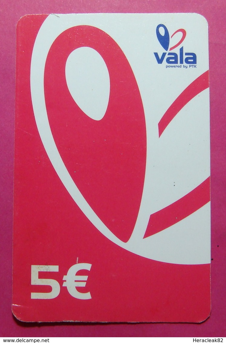 Kosovo Prepaid Phonecard, 5 Euro. Operator VALA *Butterfly*, Serial # 8...... - Kosovo