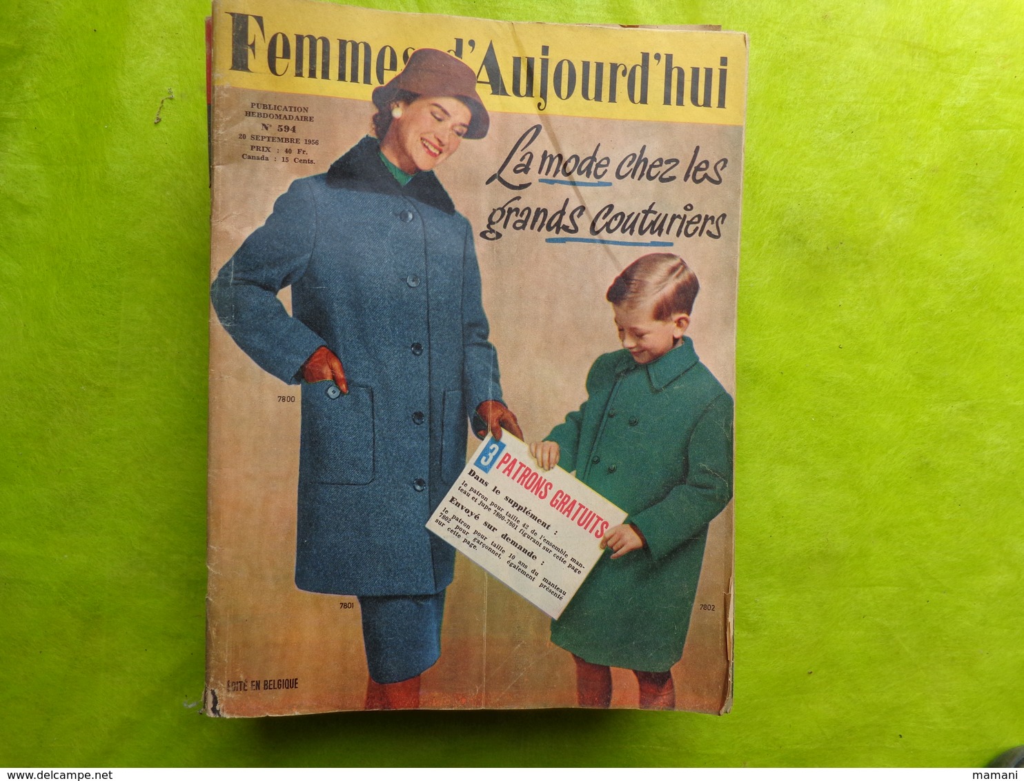 Femmes D'aujoud'hui N° 594 Avec Supplement - Moda