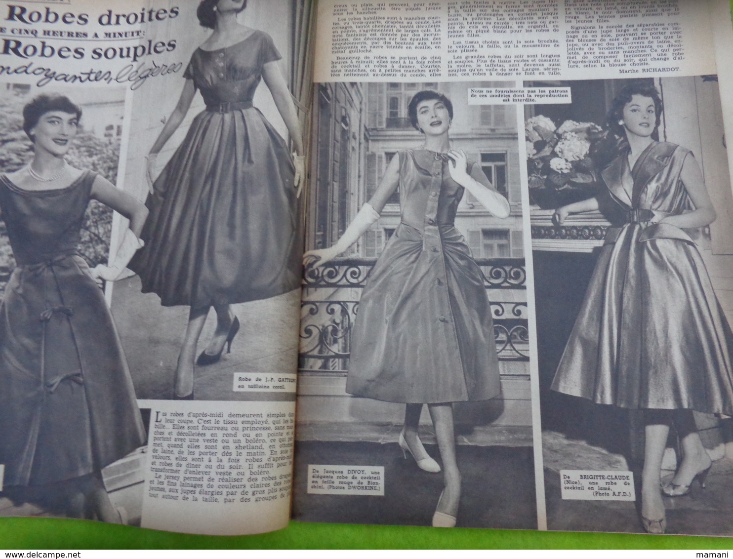 Femmes D'aujoud'hui N° 593 Avec Supplement - Fashion
