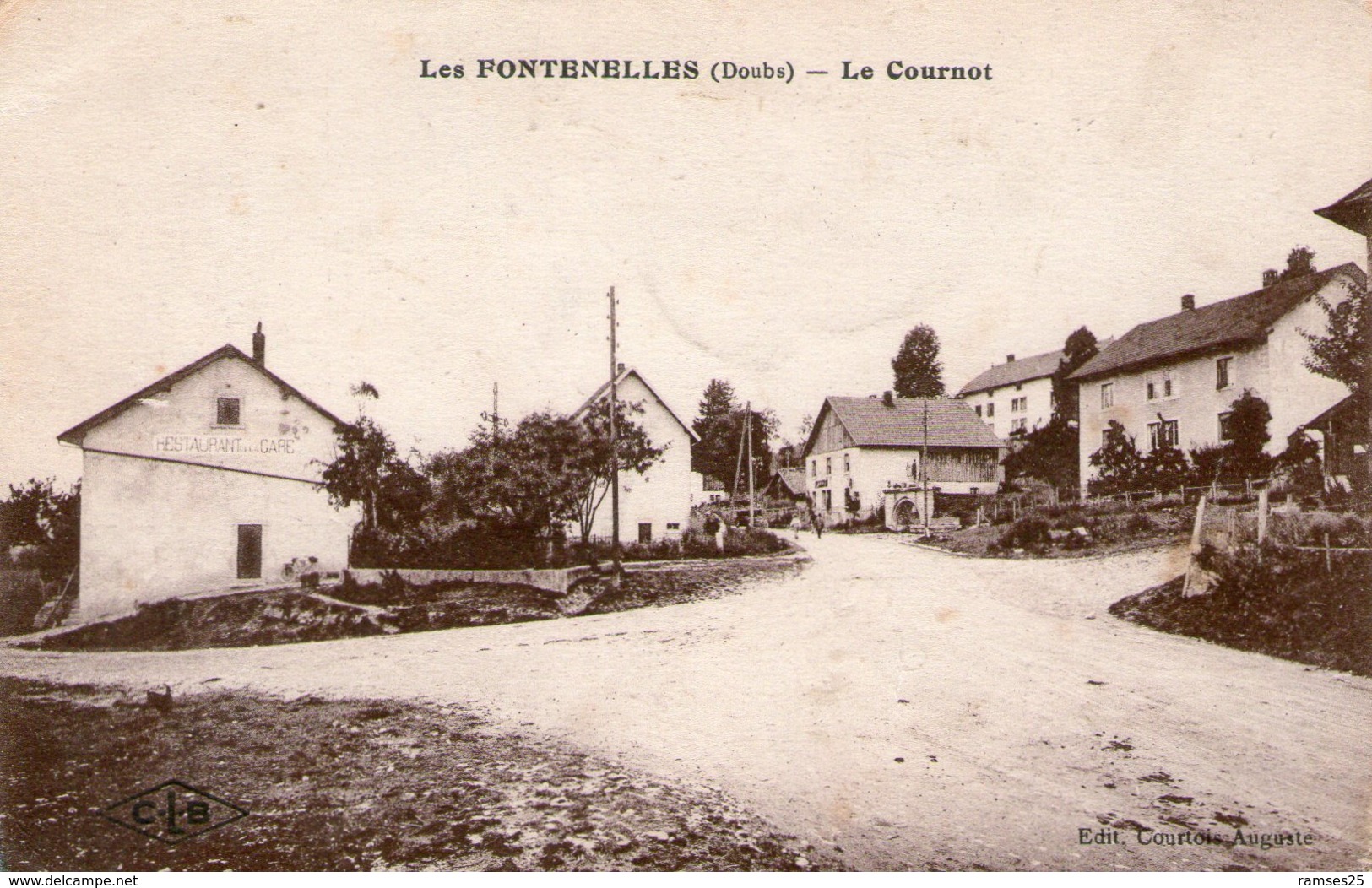 (Doubs)   CPA  Les Fontenelles  Le Cournot    (Bon Etat) - Autres & Non Classés