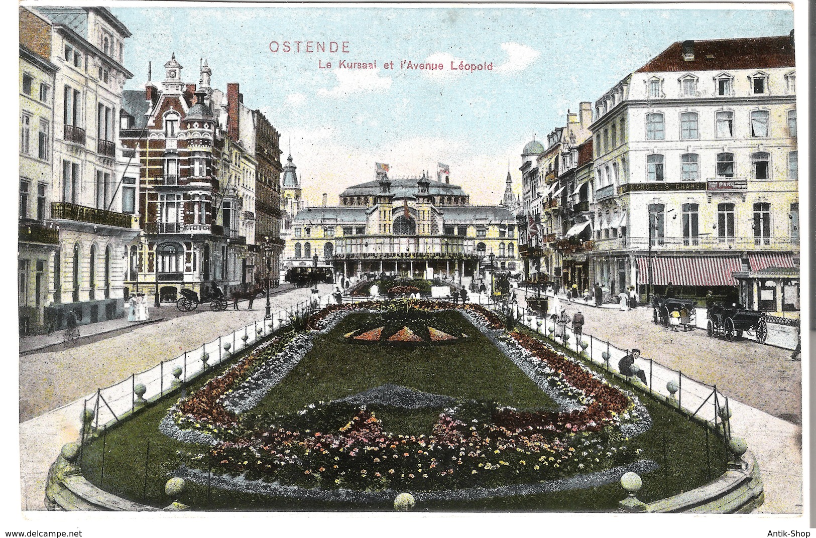 Ostende - Le Kursaal Et 'avenue Léopold V. 1916 (3473) - Oostende