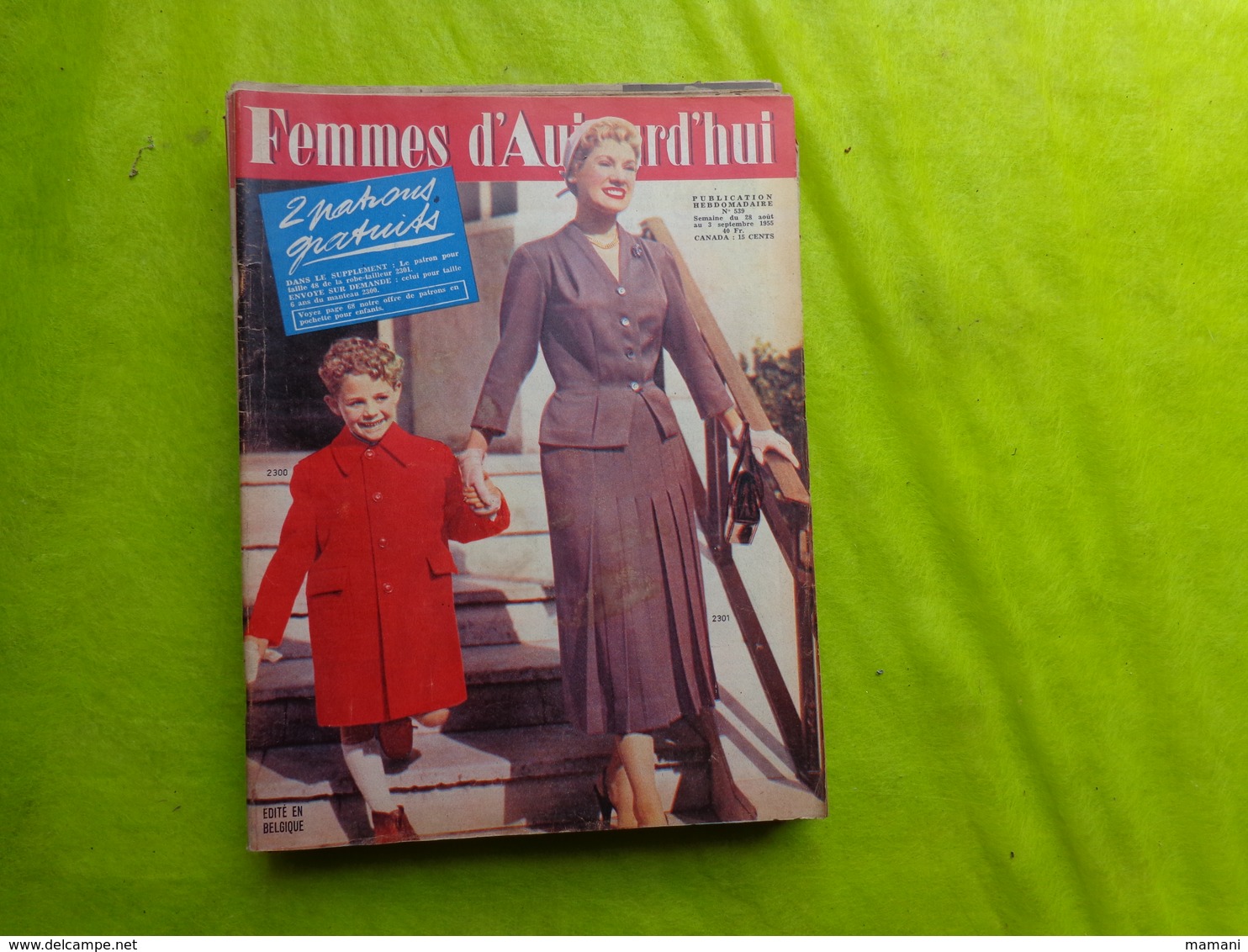 Femmes D'aujoud'hui N° 539 Avec Supplement - Fashion