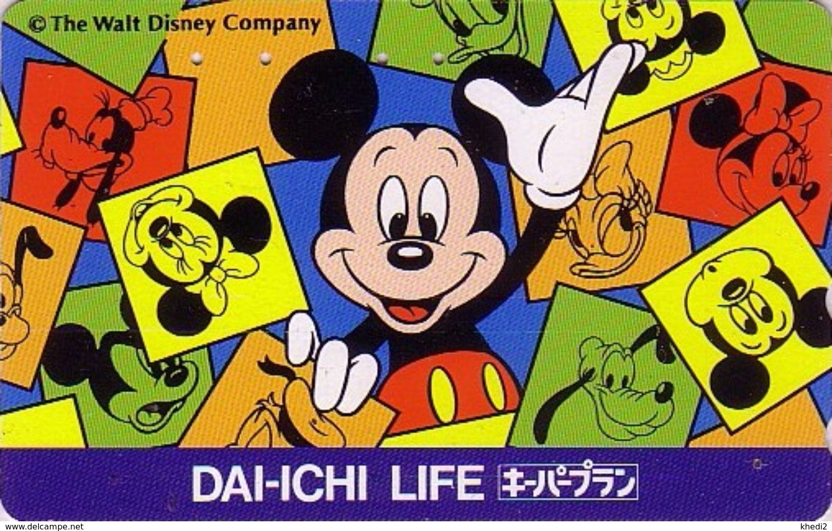 Télécarte JAPON / 110-170340 - DISNEY - Dai Ichi Life - JAPAN Free Phonecard Versicherung Insurance Assu - Disney