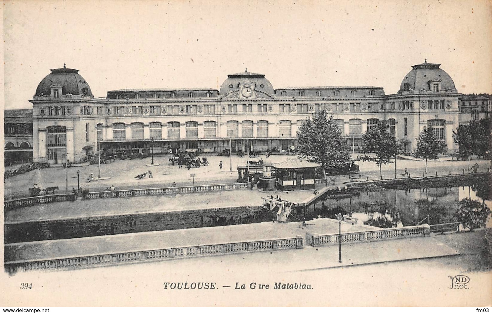 Toulouse Gare Tramway Canal Du Midi Thème Péniche Péniches 394 ND - Toulouse