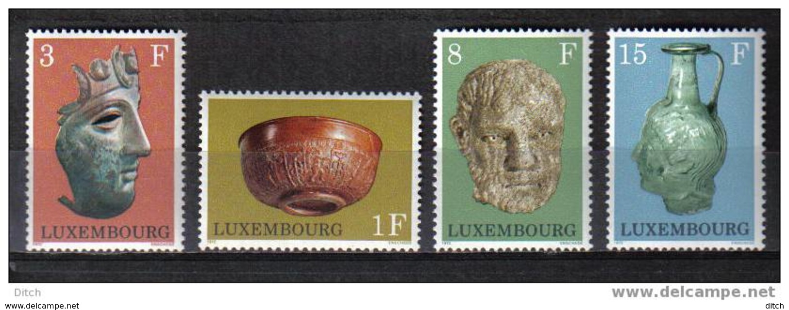 D - [TA079-10]TB//-LUXEMBOURG - N° 791/794 @ XX - MNH @ - SUPERBE - Archéologie