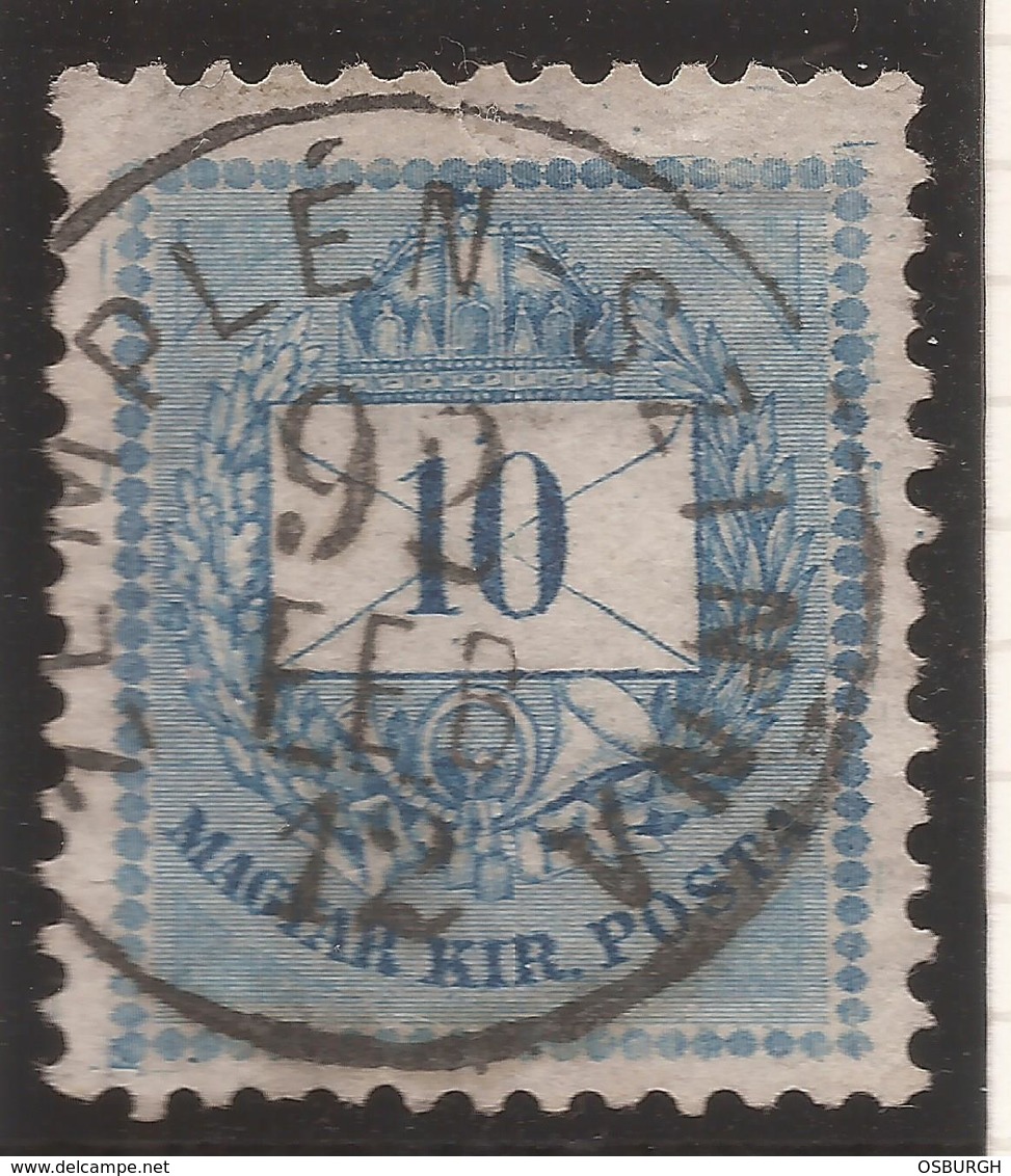 HUNGARY. ZEMPLENS SZINNA POSTMARK. 10kr USED - Used Stamps