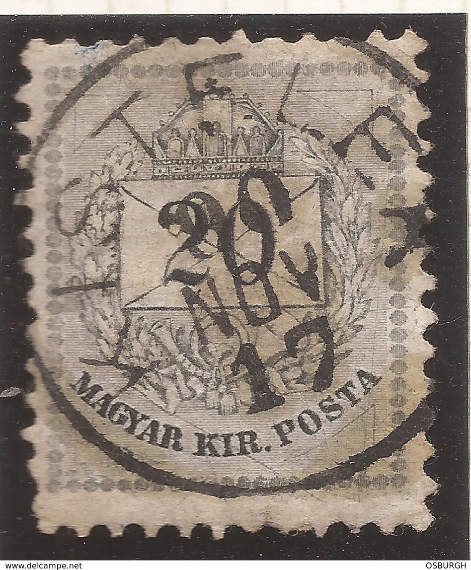 HUNGARY. KISTELEK POSTMARK. 20kr USED - Used Stamps