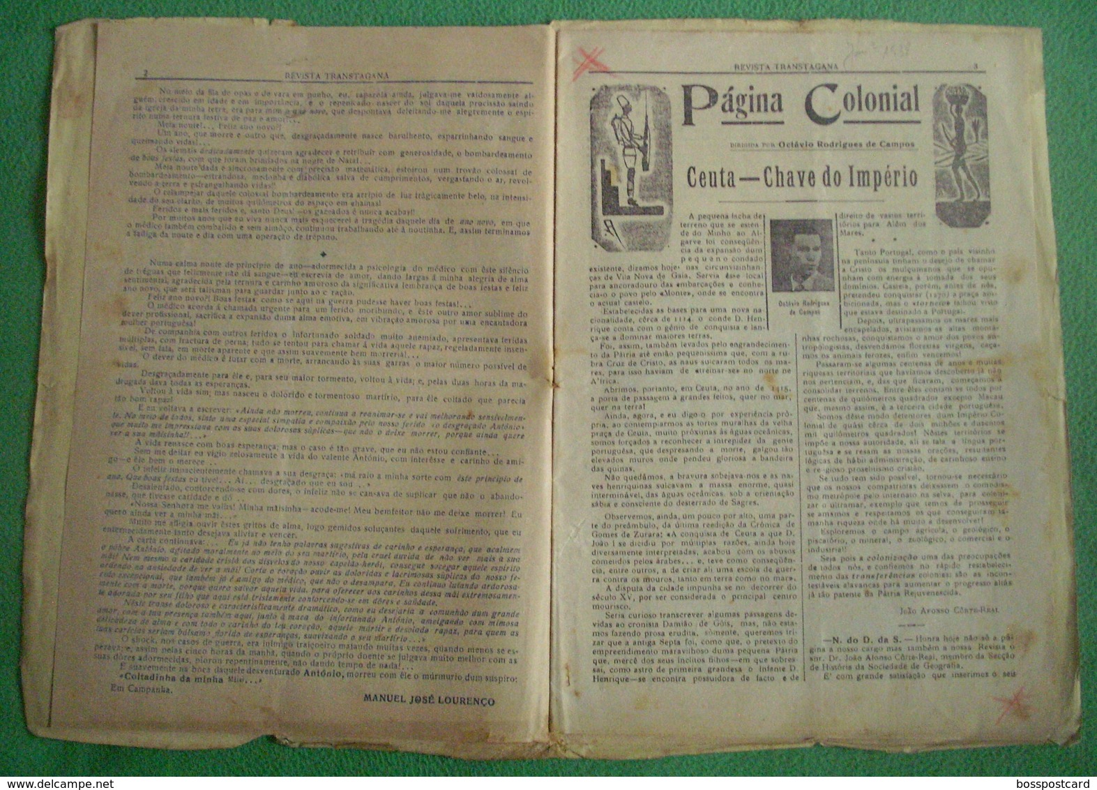 Évora - "Revista Transtagana" Nº 46 De 1938 - Jornal - Imprensa - Publicidade - Allgemeine Literatur