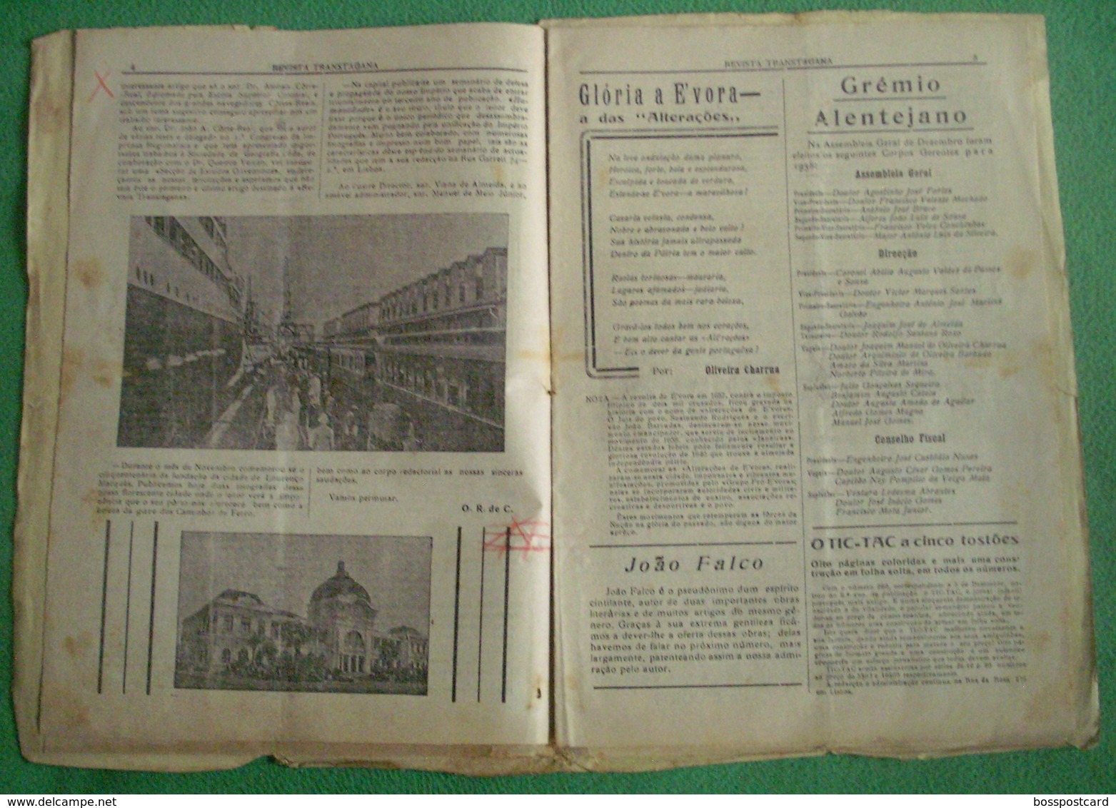 Évora - "Revista Transtagana" Nº 46 De 1938 - Jornal - Imprensa - Publicidade - Informations Générales
