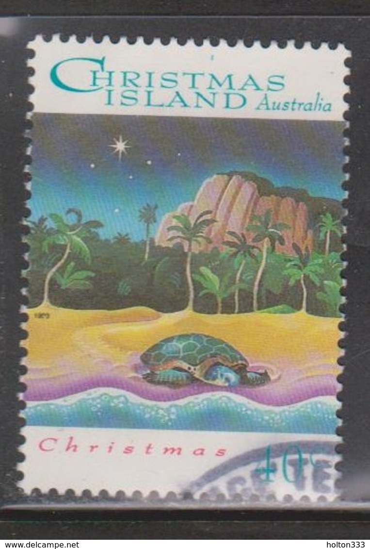CHRISTMAS ISLAND Scott # 354 Used - Turtle On Beach - Christmas Island