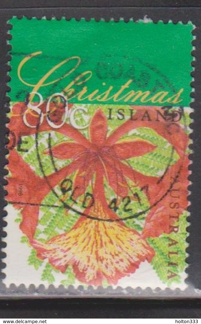 CHRISTMAS ISLAND Scott # 414 Used - Flame Tree - Christmas 1998 - Christmas Island