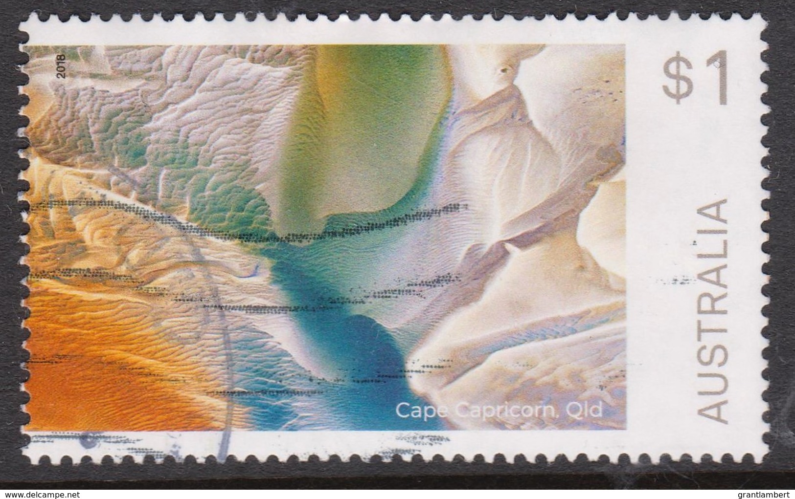 Australia 2018 Art In Nature $1 Cape Capricorn Used - Used Stamps