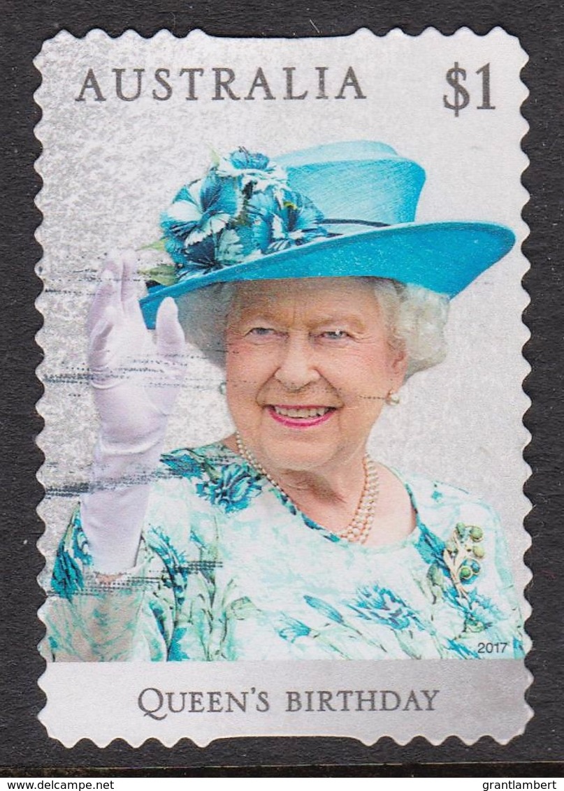 Australia 2017 Queen's Birthday $1 Self-adhesive Used - Used Stamps