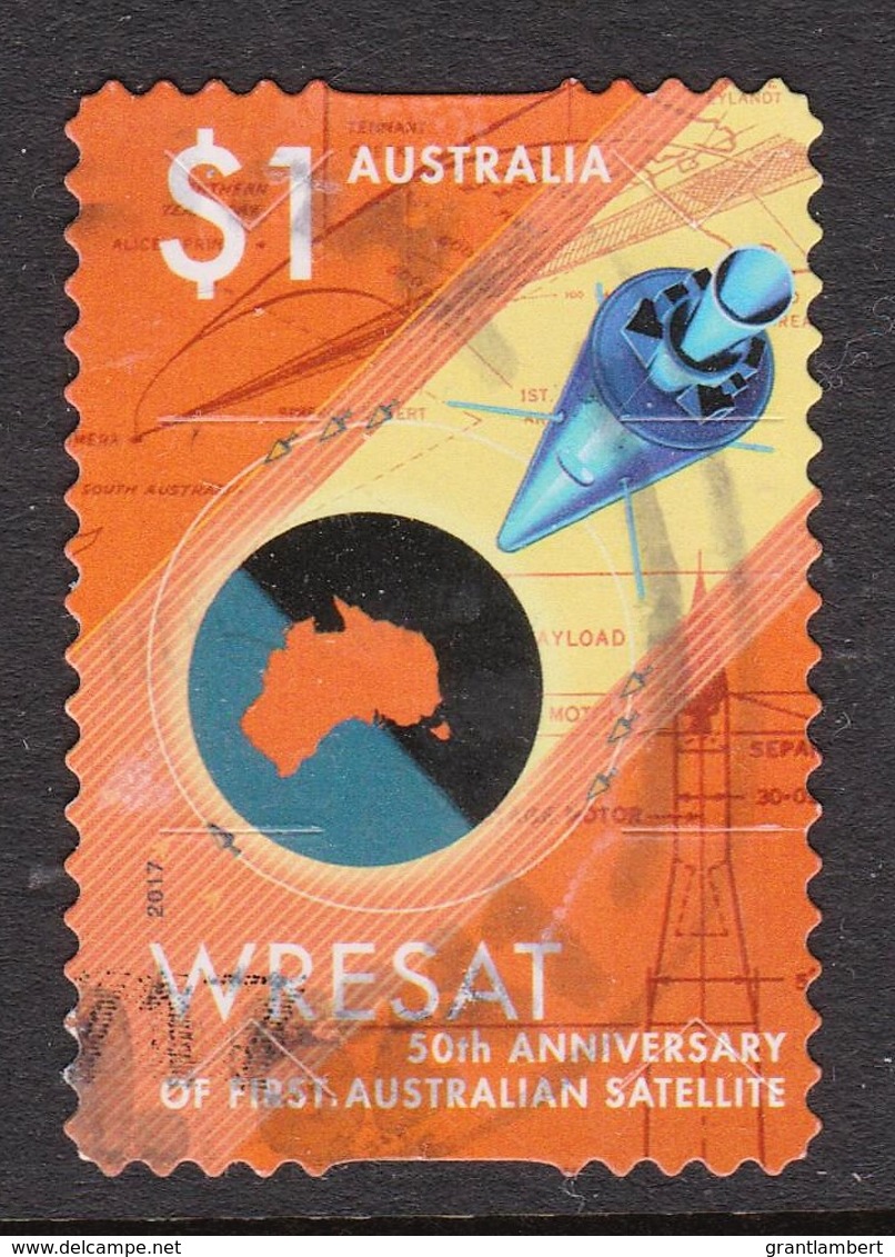 Australia 2017 WRESAT Satellite $1 Self-adhesive Used - Used Stamps