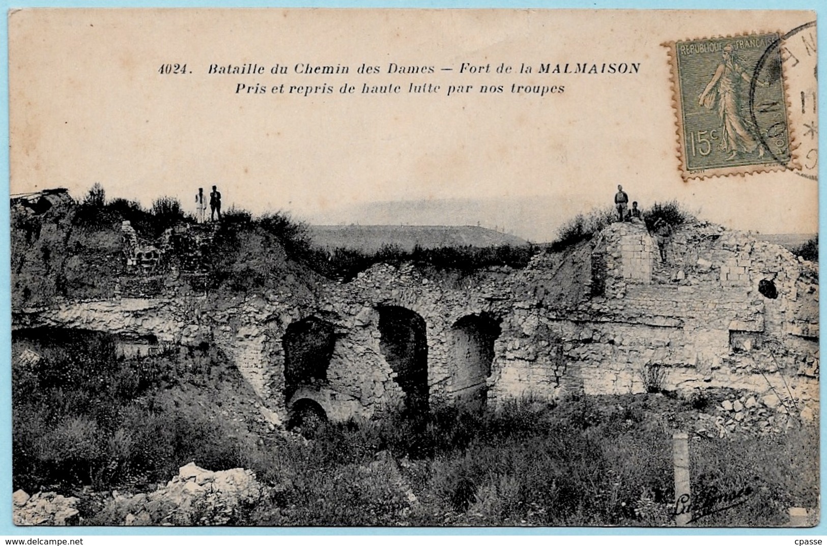 CPA 02 Bataille Du CHEMIN Des DAMES - Fort De La MALMAISON Pris Et Repris...° "La Pensée" N° 4024 ** Militaria Guerre - War 1914-18