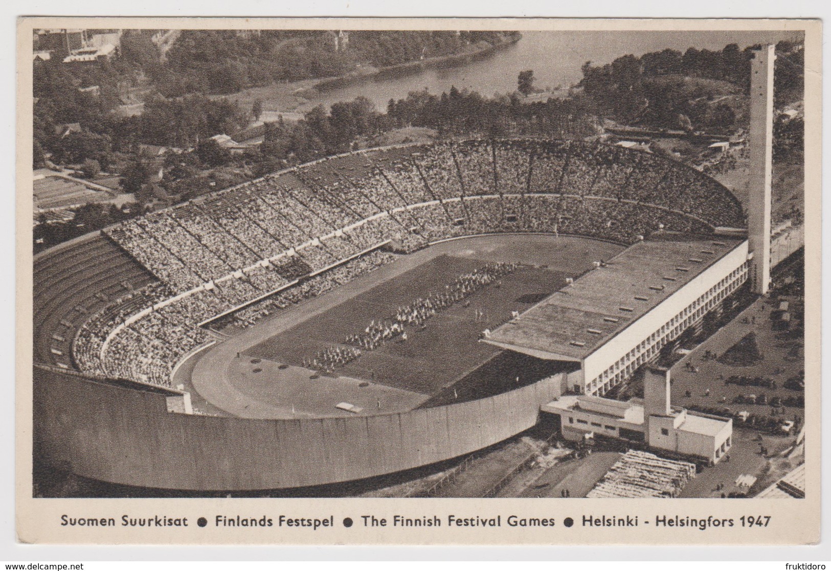 AKFI Finland Postcard Finnish Festival Games 1947 - Stadion - Finland