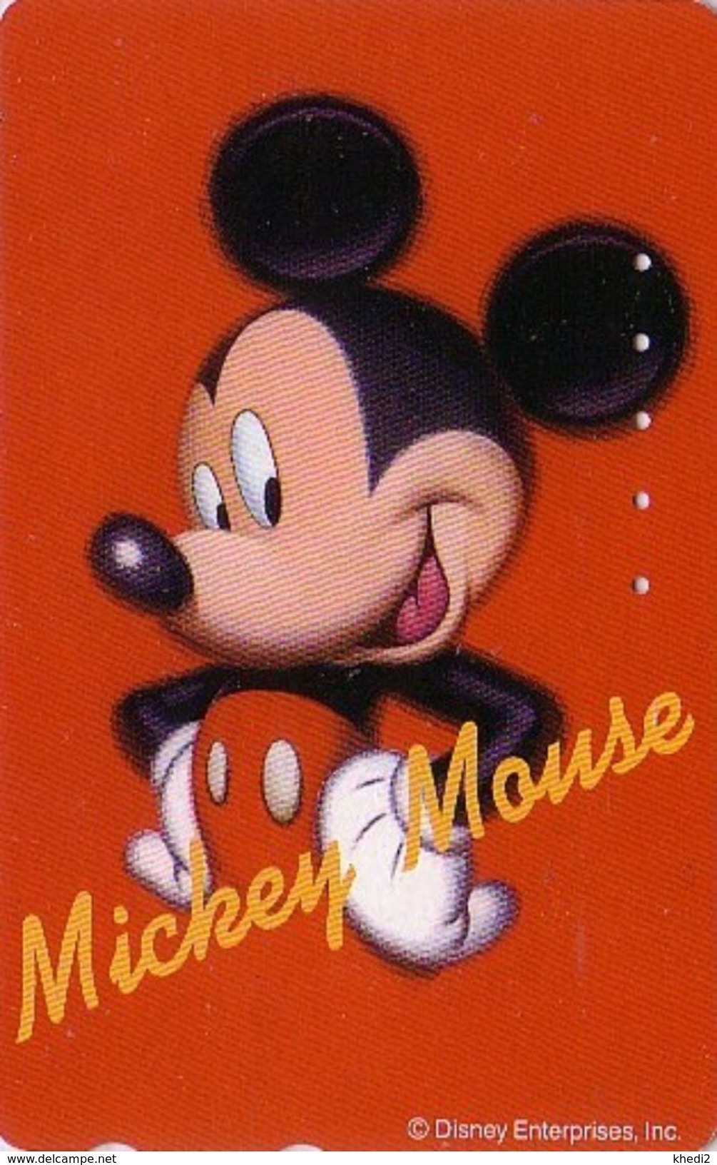 Télécarte JAPON / 110-202156 - DISNEY - MICKEY MOUSE DAIICHI LIFE - JAPAN Free Phonecard Telefonkarte Assu - Disney