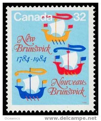 Canada (Scott No.1014 - Nouveau Brunswick / New Brunswick) [**] - Neufs