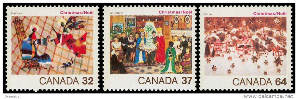 Canada (Scott No.1040-42 - Noë / 1984 / Christmas ) [**] S.rie / Set - Neufs