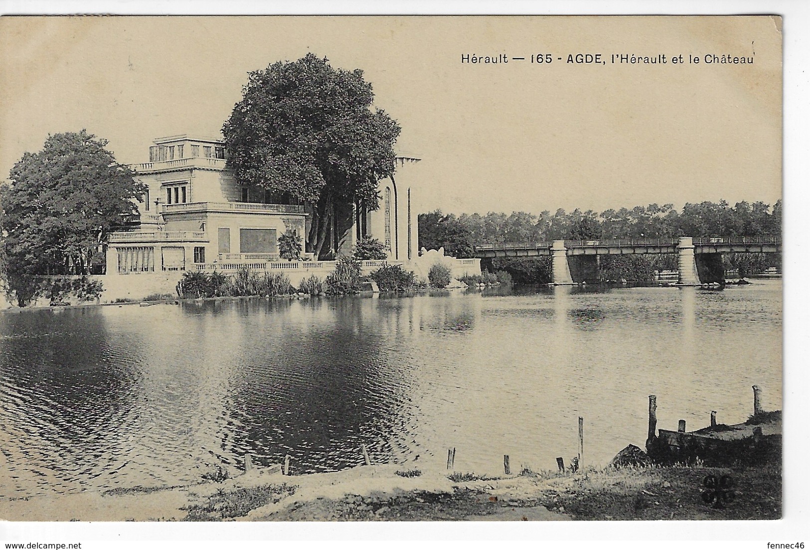 34 - AGDE - L'Hérault Et Le Château - 1905 (L36) - Agde