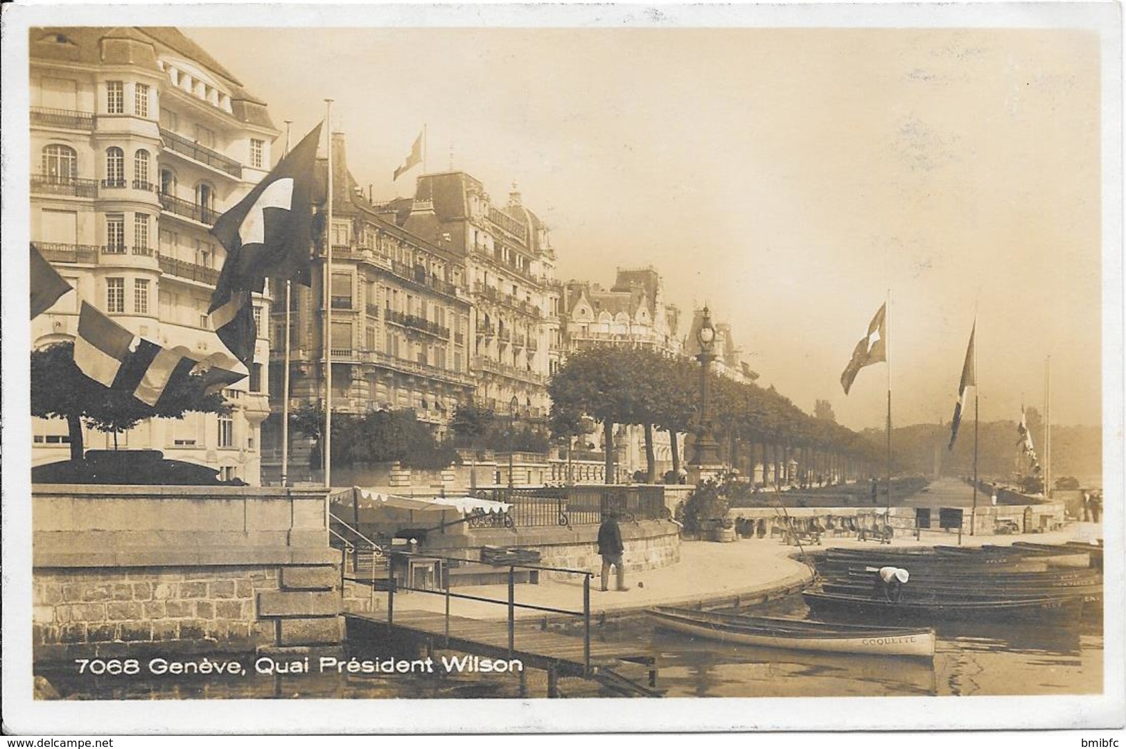 Carte Photo - Genève - Quai Président Wilson - Genève