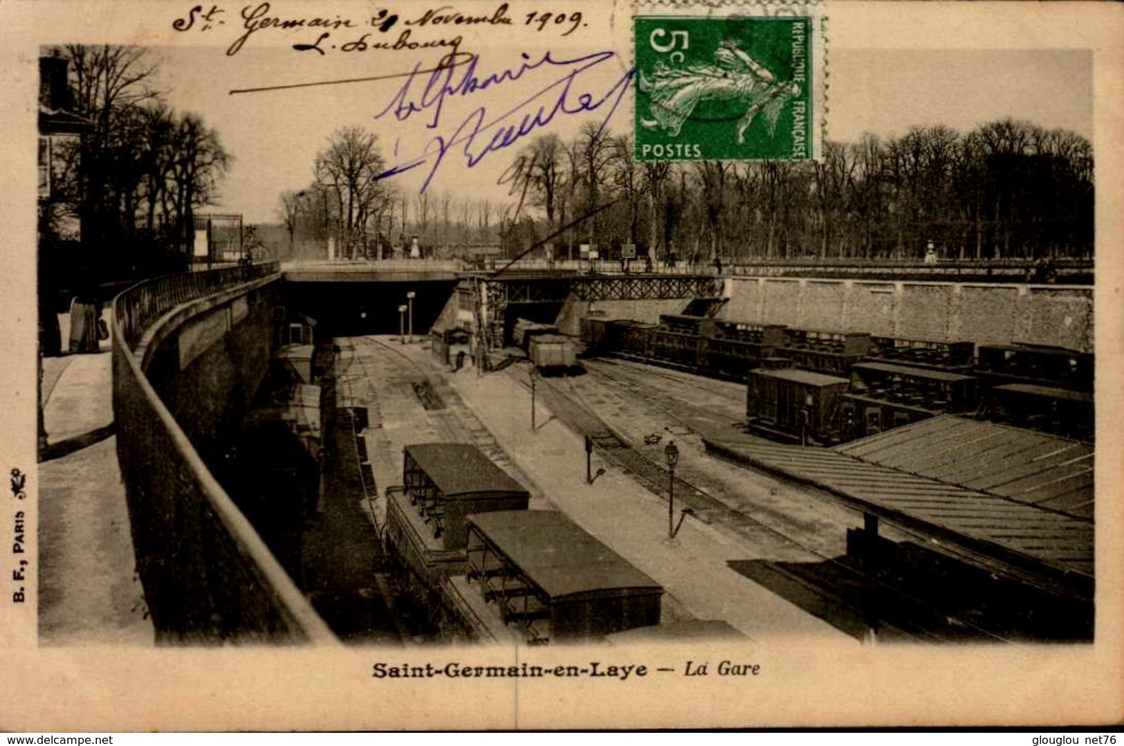 78-ST-GERMAIN EN LAYE....LA GARE....CPA - St. Germain En Laye (castle)