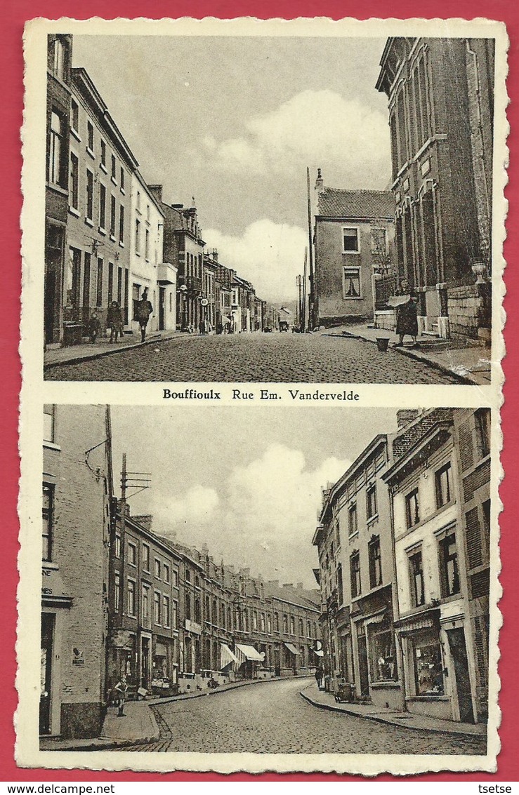 Bouffioulx  -Rue Emile Vandevelde - 2 Vues  - 1951 ( Voir Verso ) - Châtelet