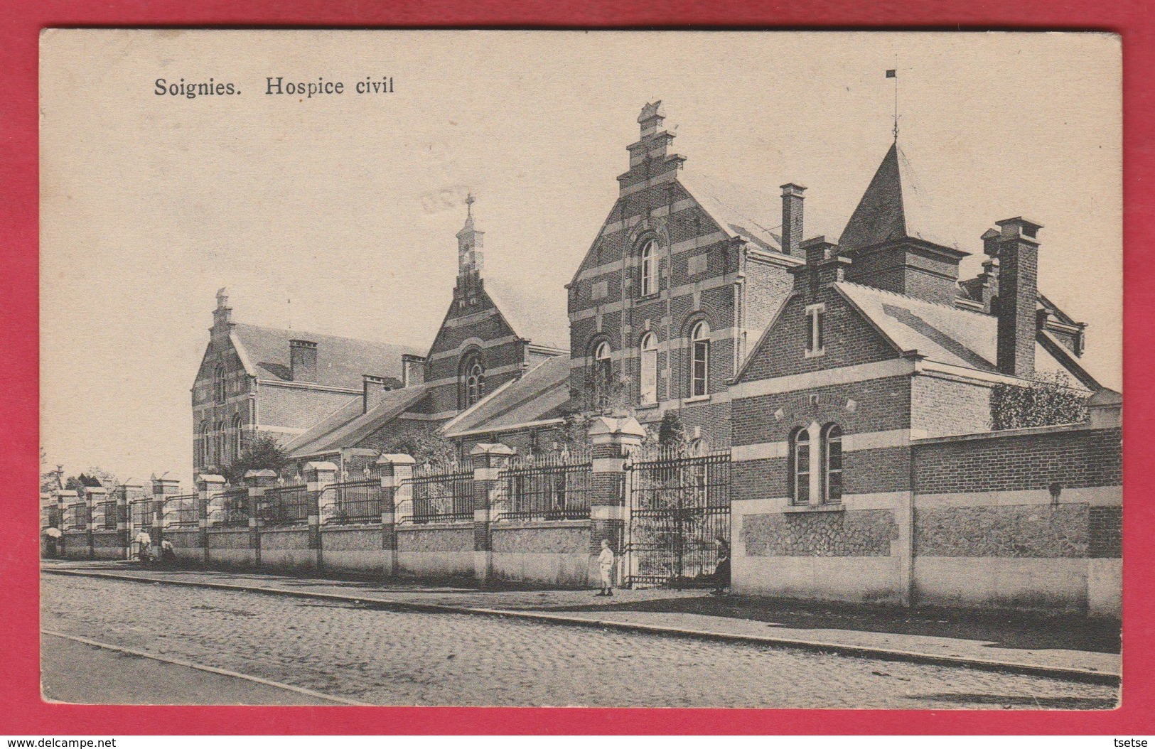 Soignies - Hospice Civil  - 1920 ( Voir Verso ) - Soignies