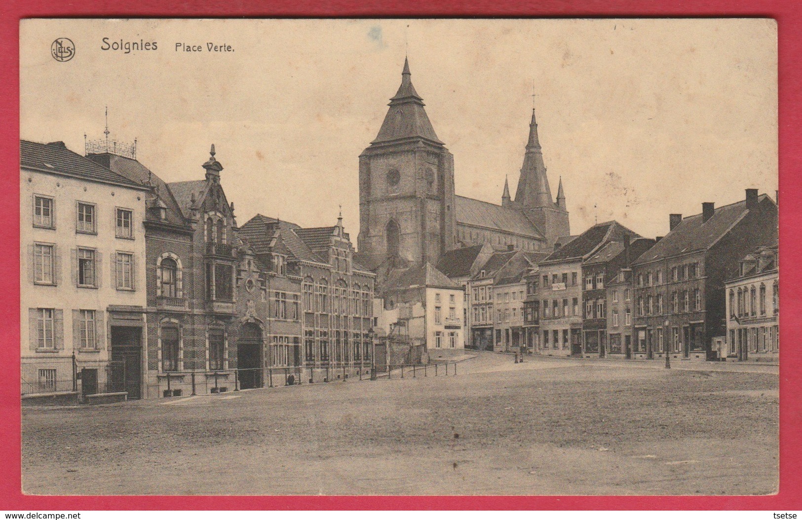 Soignies - Place Verte  - 1939 ( Voir Verso ) - Soignies