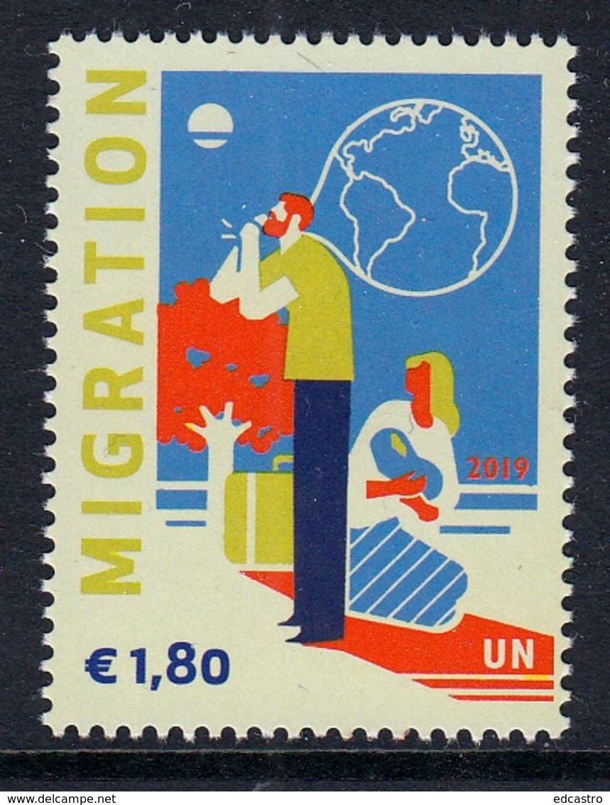 1.- UNTED NATIONS 2019 VIENNA OFFICE - DEFINITIVE SERIES - MIGRATION - Nuevos