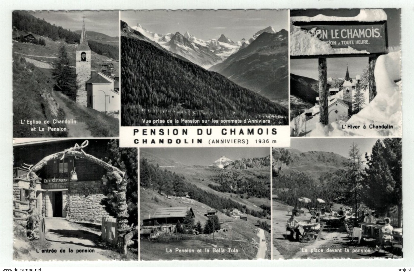 Suisse // Schweiz // Valais // Chandolin, Pension Du Chamois - Chandolin